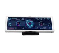 Yunir Computer Temp Monitor, 7.9 Inch IPS 60HZ Refresh Rate PC CPU GPU RAM Data Monitor, Theme Editor Customizable USB MINI HD Screen, for RasPi Linux, for Win System