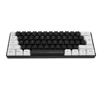 Yunir G61 Gaming Keyboard, Mini 61 Keys LED Backlight RGB Keyboard Ergonomic Mechanical Feeling Wired Keyboard, for Laptop PC (black)