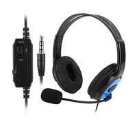 Yunir Head-Mounted Gaming Headset, Lightweight Portable Noise Cancelling Wired Over-Ear Headphones, with Microphone, for PC Laptop Computer Game, for for X-ONE