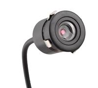 Yunir Mini CCTV Camera, 170° Wide Angle Wired Waterproof Color CCTV CCD IR Night Vision NTSC Camera for Car