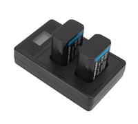 Yunir NP FW50 Camera Battery, 7.2V 1850mAh Lithium Battery, with Dual USB Charging Dock, for ZVE10, ILCE 5000, 6500, 7M2, NEX C3, 5T