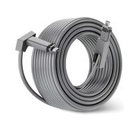 Yunir Rectangular Satellite V2 30 Ft Replacement Cable, Multifunctional Grey Color 30Ft for V2 Wire, Stable Connection, Sturdy and Durable, Easy to Install