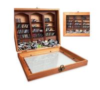 Yunir Stress Reliever, Miniature Book Boxes Display Case Cabinet, Shake Away Anxiety Bookshelf, Anxiety Relief Bookshelf Toy, for Living Room Desk Ornament (Bookshelf + Mini Books)