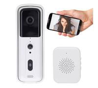 Yunir WIFI Video Doorbell, Wireless 1080P Security Night Vision Camera with APP and Ring Chime, Motion Detection Wide Angle Lens for Home Surveillance