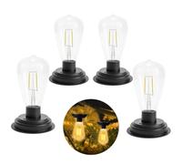 YUNJACKEYDZ Replacement Solar Light Tops-Solar Light Bulbs for Outside-Replacement Lights for Lanterns 4 Pack,One Thing, Three Uses, Suitable for Various Sizes