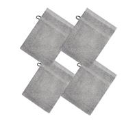 YunJove 4 Pieces Reusable Bath Mitts for Makeup Removal and, Style A