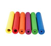 YunJove 6 Pieces of Foam Handle Sleeves, Versatile Use in 6 Colors, Suitable for Cutlery, Forks and Tools
