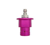 YunJove Adapter for CO2 Tank Connection, Coupling, Replacement Metal Strength for Kitchen and Household Machine, Violet
