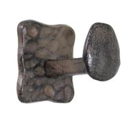 YunJove Cast Iron Wall Hook, Multi-Purpose, Rustic, Heavy Duty, for Keys