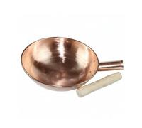 YunJove Copper Cooking Heat Response Even Cook Riveted Joint Comfortable Grip Suitable for Home Use Everyday Cooking, 30CM