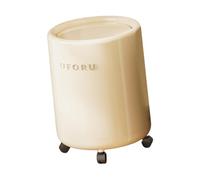 YunJove Easy-to-Move Wheeled Trash Can for Home, Office, Or Living Room