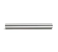 YunJove Kitchen Rolling Pin Stainless Steel Rolling Pin Roller Pastry Roller Roller with Metal Body and Simple Maintenance for Daily Use Suitable for Home, Array, Silver, 10 Inch 25cm