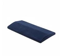 YunJove Lumbar Support Pillow Triangle Bed Cushion Memory Foam Contoured Waist Support Velvet Sleeping Pillow Suitable for Reading Bedtime Relaxation, Grey, 60 24 4cm