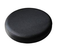 YunJove Round Stool Seat Cover Made of Elastic Polyester, Suitable As A Bar Stool Cover And Chair Slipcover, Washable for Parties, Catering, And Meetings, Black_30x10cm, as described