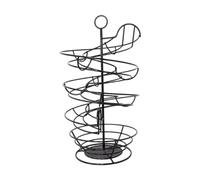 YunJove Spiral Egg Dispenser Rack, Metal Egg Storage Rack for The Countertop