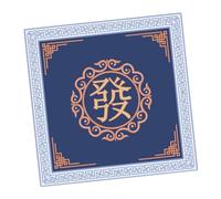 YunJove Table Mat for Tile Games - Extra Large Size, Blue A