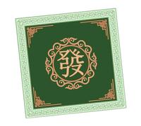YunJove Table Mat for Tile Games - Extra Large Size, green A