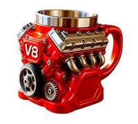 YunJove V8 Engine Coffee Mug with Handle, Modern Tea Cup for Coffee, Office And Festivals