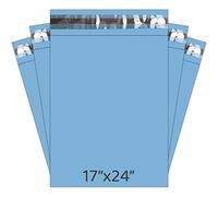 YUNJU Mailing Bags, Strong Large Blue Mailing Postal Postage Bags 17 x 24 Packaging Mailers [Use in Parcel, Delivery, Shipping, Mail, Package] [432mm x 610mm] 500 Pack
