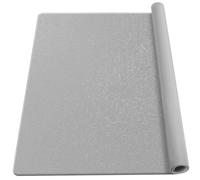 YUNJUER Large Silicone Mat for Kitchen Worktop Protector, 2MM Thick Heat Resistant 230℃, Non-Slip Leaf Pattern Design, Easy to Clean for Painting Art, Resin Craft, Drawing Table, 60x40 CM, Light Grey