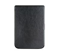 YUNKEPBCBM Case Compatible with Pocketbook 627 616 632 606 628 633 Touch Lux 4 5/Touch HD 3/Basic Lux 2 Leather Soft TPU Cover(Black)