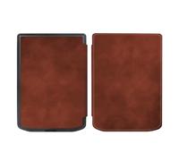 YUNKEPBCBM Case Compatible With Pocketbook Verse Lite 6'' E-Reader Case Slim Cover with Auto Wake Sleep(Brown)