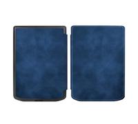 YUNKEPBCBM Case Compatible With Pocketbook Verse PB629 6 Inch E-Reader Case Slim Cover Auto Wake Sleep(Dark Blue)
