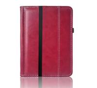 YUNKEPBCBM Case Compatible With Sony PRS-600 6'' E-book Protective Case Portable Lightweight Flip Cover All Inclusive Protective Case(Red)