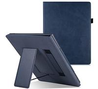 YUNKEPBCBM Premium PU Leather Cover for reMarkable 2 Paper Tablet 10.3 inch 2020, Folio Case with Stand/Hand Strap for ReMarkable 2(Navy Blue)