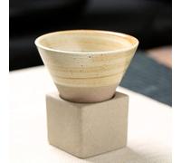 YUNKOU 90ml Creative Retro Ceramic Coffee Mug Rough Pottery Tea Cup Japanese Porcelain Cup Pottery Coffee Cup