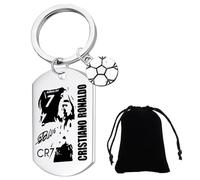 YUNLIJIA World Cup Football 2026 Ronaldo Keyring And Soft Plush Bag Jersey Design Match Day or Everyday Decoration for Footballs Lovers Men's Backpack or Keys Accessories Ronaldo Gifts for Boys