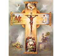 YUNLINZI Paint by Numbers for Adults Children,Paint According To The Number Set Paint Diy Children And Adult Oil Painting Religious Jesus Picture,40X50CM-QZ2020