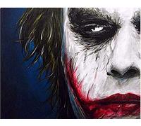 YUNLINZI Paint by Numbers Kit - Joker by Numbers Abstract Modern Wall Art, 40x50CM, Foldable, Kids