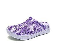 YUNLIU Women's Clogs Slippers Breathable Garden Shoes Hollow Ultra-Light Summer Beach Shoes Sandals