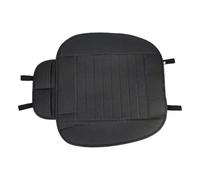 YUNLL Car Seat Covers Cover Car Seat Cushion Four Seasons Front Interior Mat PU 1pc Accessory Breathable(Black)