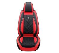 YUNLL Car Seat Covers Universal PU Car Seat Cover For Shuttle For URV For Inspire For XRV For HRV For Element For Insight For Prelude(Black Red 5 Seat)