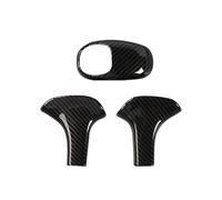 YUNLL Console Panel Trim Cover for Chrysler for 300C 2012 2013 2014 Car Gear Shift Knob Decoration Cover Trim Accessories Interior Trim Decal(Carbon Fiber 3 PC)