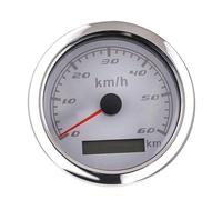 YUNLL Speedometer 85MM GPS Speedomete 60 Km/h Motorcycle Speed Odometer With Antenna For Boat Auto Truck RV Camper(GPS WS 60KMH)