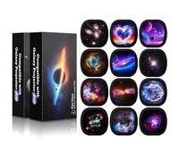YunLone Galaxy Projector Disc, 12 Realistic Film Discs Same Meteor and Galaxy Projectors (SKE-TKQ01 & BL-DQY02 Pro), 5K Ultra HD Projector Slides, 12 Disc Set