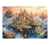 Yunlus Jigsaw Puzzles for Adults 1000 Pieces Impossible Hard Difficult Challenging Puzzles for Adults 1000pc Puzzle City of the Skyward Kingdoms Jigsaw Puzzle 1000 Pieces 28 x 20 inches