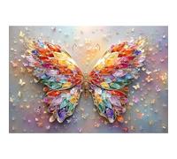 Yunlus Jigsaw Puzzles for Adults 1000 Pieces Impossible Hard Difficult Challenging Puzzles for Adults Teens Colorful Butterflie Holiday Jigsaw Puzzle 1000 Pieces 28 x 20 inch