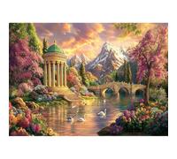 Yunlus Jigsaw Puzzles for Adults 1000 Pieces Impossible Hard Difficult Challenging Puzzles for Adults 1000pc Puzzle Peaceful Enchanting Garden Jigsaw Puzzle 1000 Pieces 28 x 20 inch