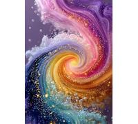 Yunlus Jigsaw Puzzles for Adults 1000 Pieces Impossible Hard Difficult Challenging Puzzles for Adults 1000pc Puzzles Cosmic Whirl Art Vortex Abstract Jigsaw Puzzle 1000 Piece 28 x 20 inch
