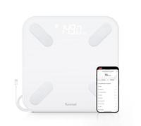 Yunmai Smart Scale with BMI, Body Fat, Muscle Mass, Digital Weight Body Fat Scale Mini, 13 Body Composition Scale Bluetooth Health Apps Compatible, Rechargeable 400lb