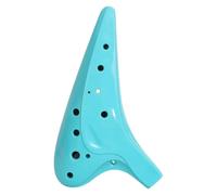 Yunmeryker 12 Hole Ocarina Alto C Key, Resin Musical Instrument for Beginners, Drop Resistant Music Learning, Boxed Gift for Adults and Children, Lake Blue