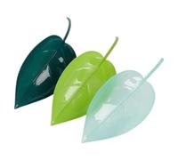 Yunmeryker 2 Pack Suction Cup Leaf Basking Perch for Geckos and Tree Frogs, Water-Resistant Climbing Surface, Smooth Hide for Glass Enclosure, vivid Green, Mint Green