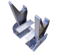 Yunmeryker 2 Pieces Extension Rung Locks Directly Replace Easily Install Stable High Use Professional Ladder Parts, All Aluminum Locks