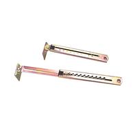 Yunmeryker 2 Pieces Sofa Lifting Hinge Adjustable Folding Joint Ratchet Fitting Screw Hole Iron for Backrest Seat Folding Bed Furniture Construction, 10 Gear