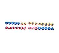Yunmeryker 30 X Bingo Ball Accessories, Replacement Tally Ball for Camping Parties, Office