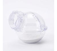 Yunmeryker Acrylic Hamster Cage with Accessories, 3 Tier Transparent Gerbil for Syrian Dwarf Habitat with Exercise Wheel, Minimalist